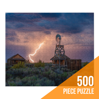 Fort Rock Lightning by Andrew Sambuceto