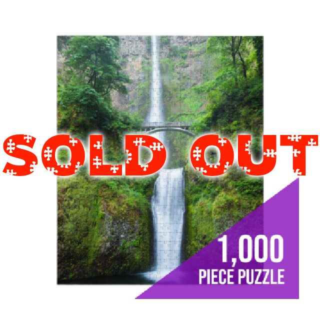 1,000 Piece Multnomah Falls by Richard Wong