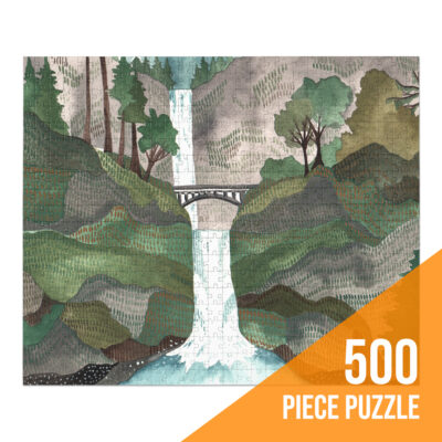 500 Piece Multnomah Falls by Michele Maule