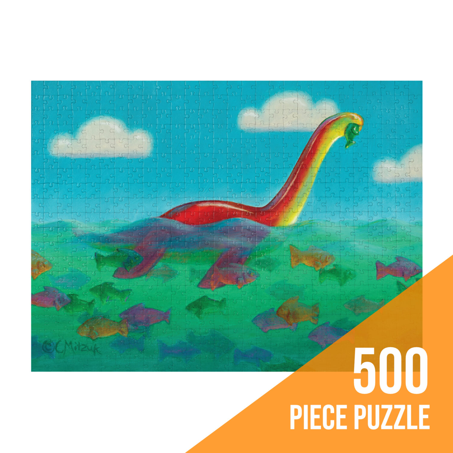 Gummie Plesiosaur by Christine Mitzuk