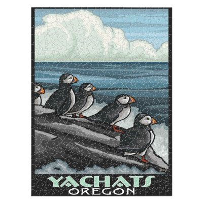 Puffins of Yachats, Oregon